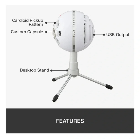 Blue Snowball ice Microphone New in Box - Picture 6 of 8